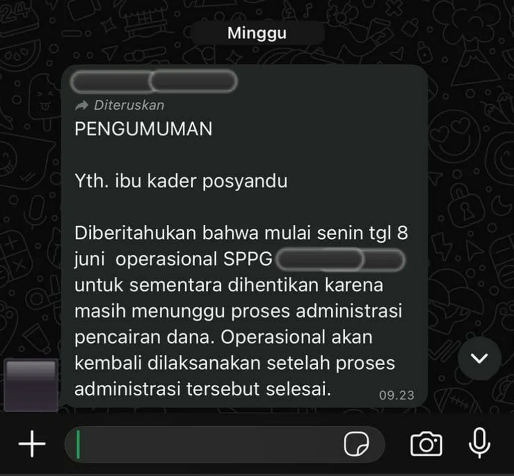 Orangtua Minta Evaluasi MBG Balita, Penghentian SPPG Jadi Alarm Pelaksanaan Program