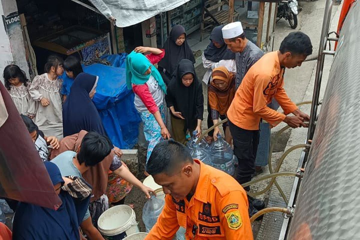 Krisis Air Mengintai Nanggung Bogor, BPBD Turun Salurkan Bantuan untuk Warga